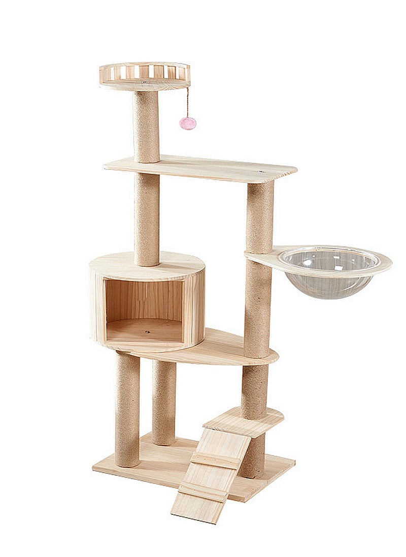 Wooden Cat Toys Cat Villa Cat Nest Export Cat Climbing Frame Cat Tree