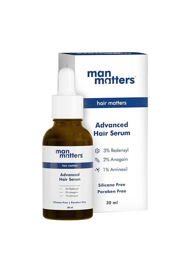 Advanced Hair Serum  | 23% Actives 3% Redensyl, 2% Anagain And 1% Aminexil Paraben Free