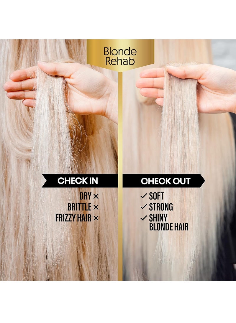 Blonde Rehab N0'4 Smooth and DeFrizz Bond Repair Hair Serum 100 ml Smoothes Frizz and Restores Volume in 1 Wash with Pro Bonding Complex Keratin and Hyaluronic Acid for Blonde Damaged Hair