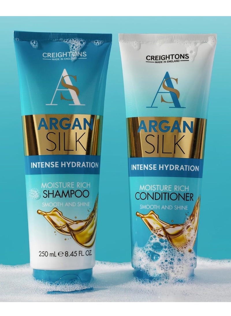 Argan Smooth Moisture Rich Conditioner 250 ml Professionally Formulated with Argan Oil from Morocco Replenishes Moisture for Strength and Shine For all Hair Types