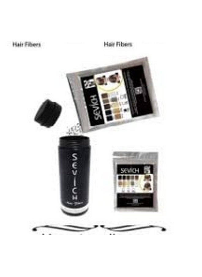 All Hair Building Fiber Refill Bag Powder Based Fibers Black Size 25 Gm (Pack Of 2)