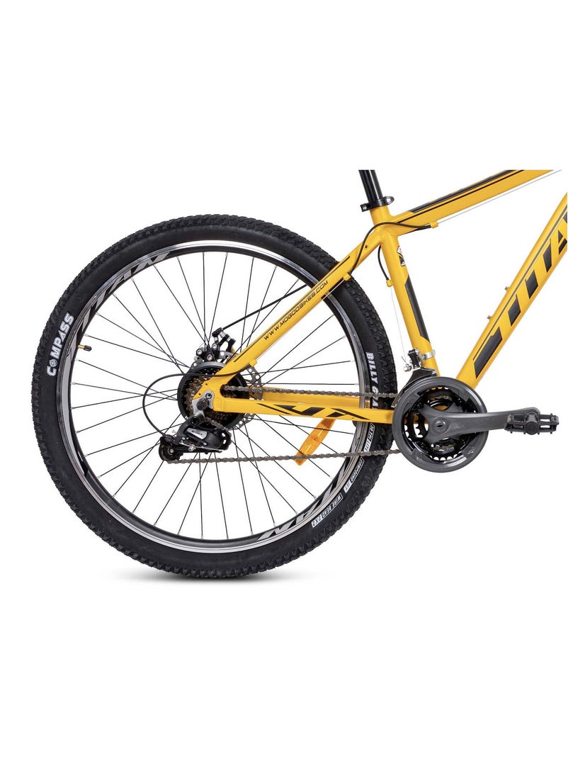 Mogoo Titan Mountain Bike 29 Inch, Yellow