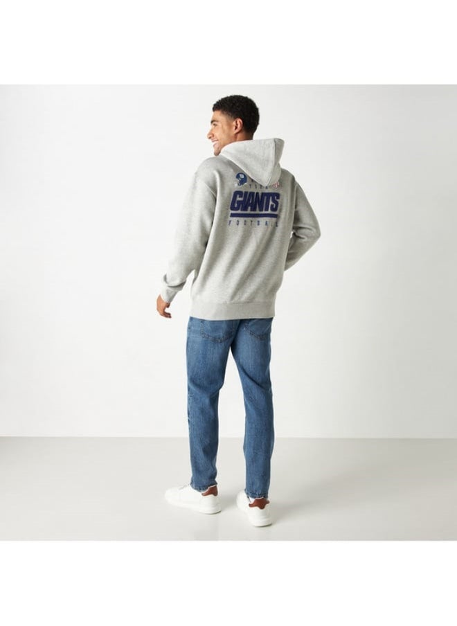 National Football League Applique Hoodie with Kangaroo Pocket