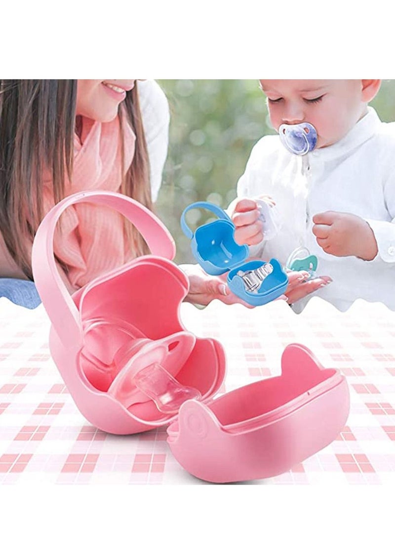 Baby Dummy Case Soother Pod Nipple Shield Carrying Pacifier Holder Box Non Toxic Portable