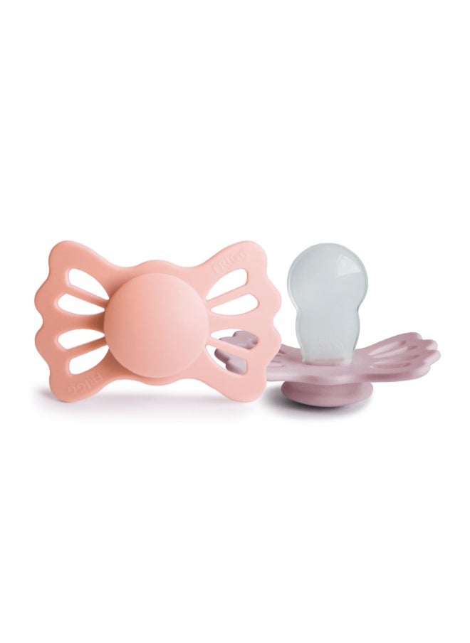 Lucky Symmetrical Silicone 2-Pack Pretty In Peach/Primrose - Size 2