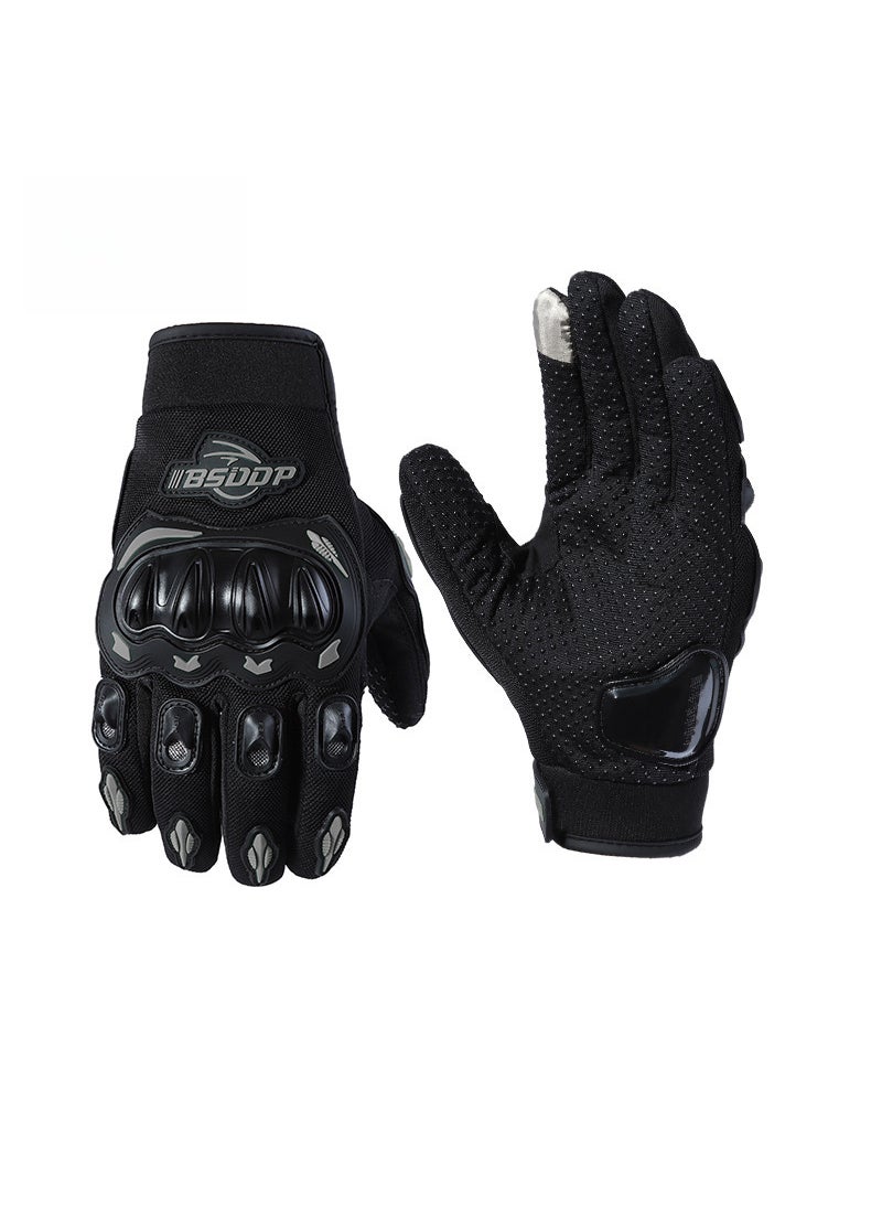 Motorcycle Gloves Full-Finger Touchscreen Summer Anti-SlipGray touch screen Gray touch screen