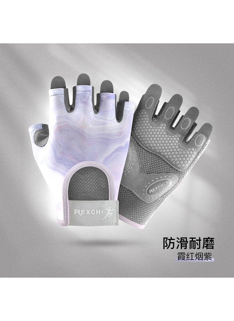 Womens Half-Finger Fitness Gloves Breathable Non-SlipXG66; Xia Hongyanzi XG66; Xia Hongyanzi