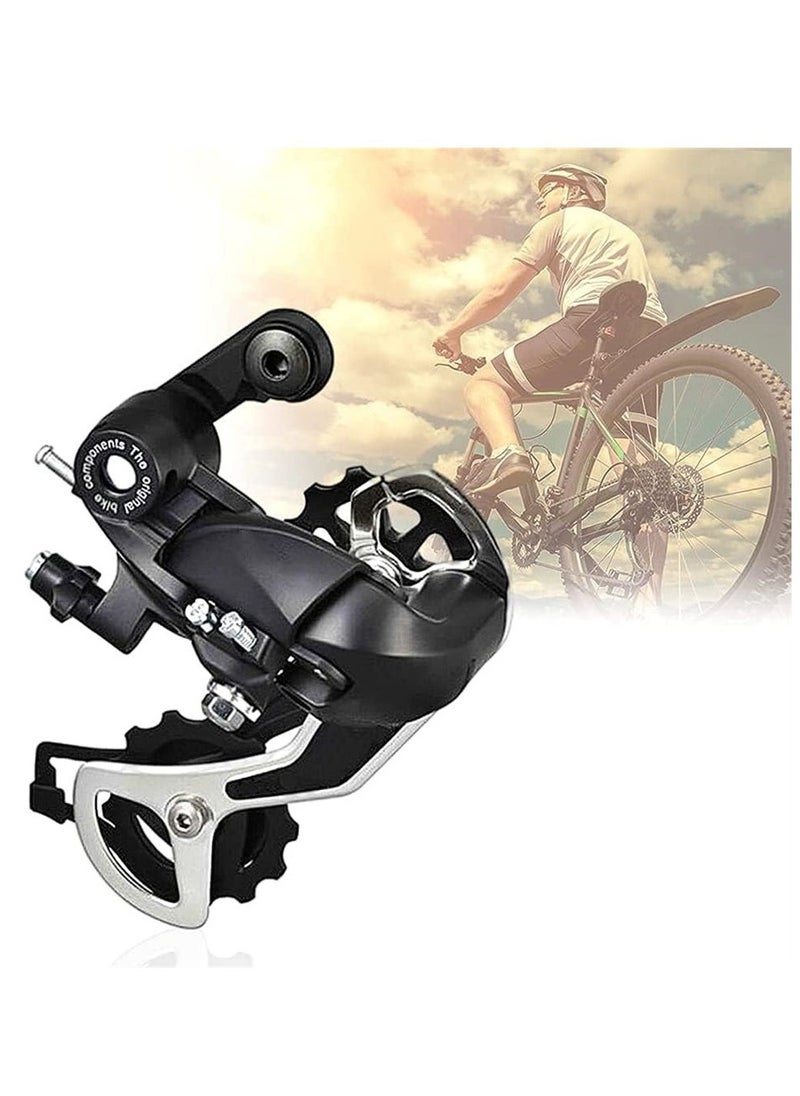 Bike Rear Derailleur, Speed Rear Derailleur, 6/7/8 Speed Bicycle Derailleur Transmission for Outdoor Cycling MTB Bike, 1 Pcs