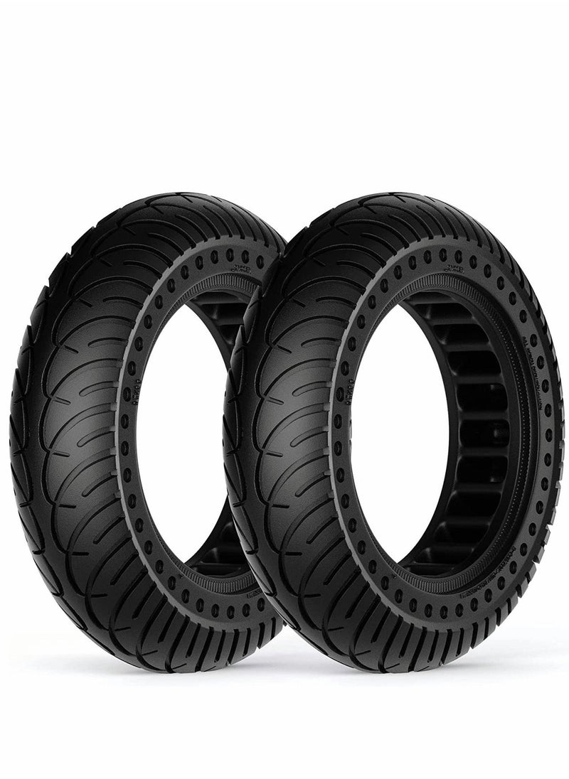 Solid Rubber Tire 8.5 inch for Gotrax GXL V2/XR/APEX XL S2/S2R M365/Pro Scooter Front/Rear Tyre Shock Absorption Explosion Proof Accessories 2PCS