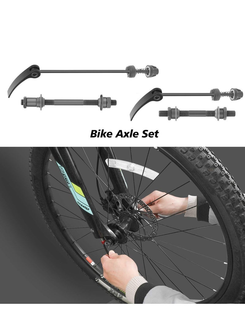 Bike Quick Releases Set 1 Pair Bicycle Hub Axle Bike Hollow Axle Set Bike Quick Release Skewers for Road Bike Mountain Bike