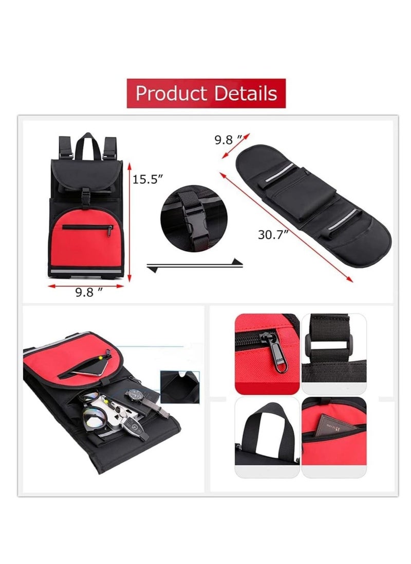 Skateboard Backpacks Foldable Skateboard Bags Skateboard Shoulder ​Carrier, Regular Skateboard Bag With Adjustable Straps Nylon Cloth Foldable Carrier Travel Backpack For Men And Boys