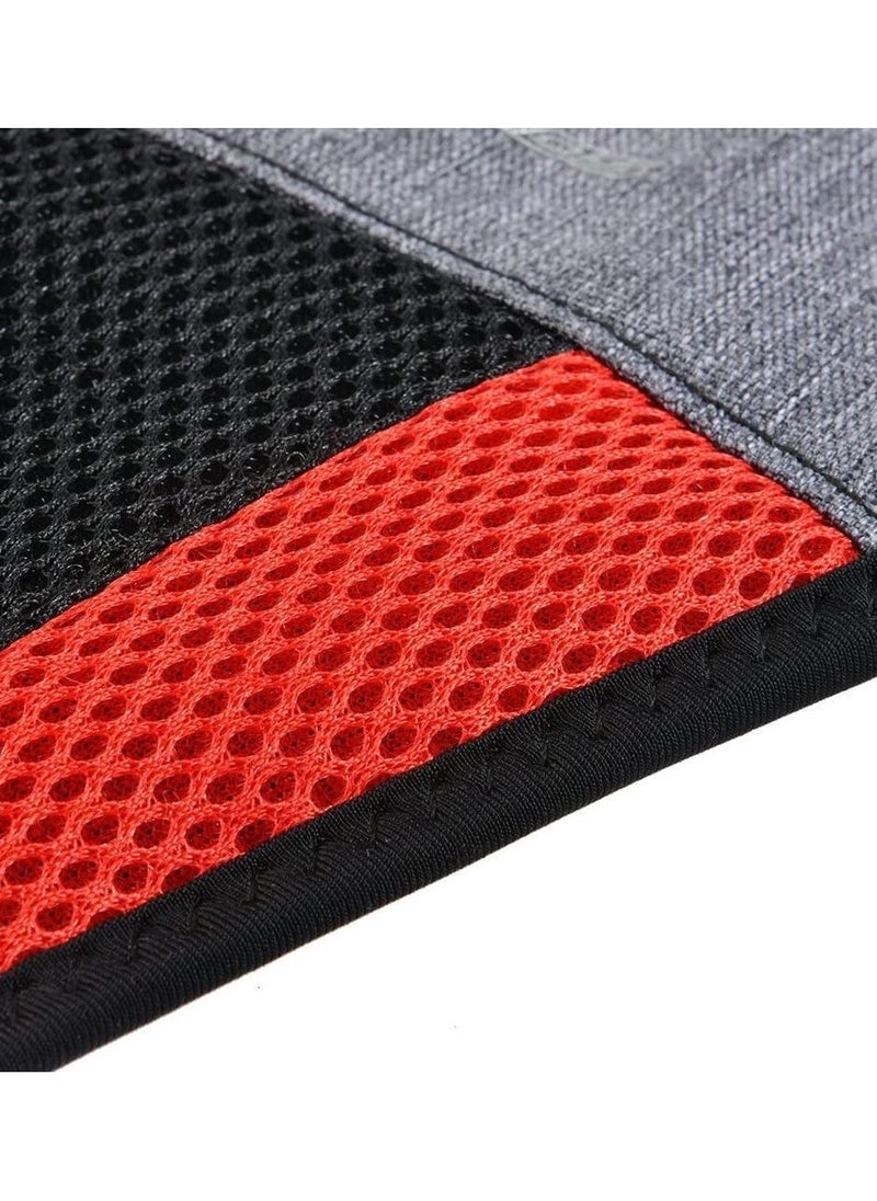 Bicycle Trainer Sweat Net Frame Guard Absorbs Sweat Black Red