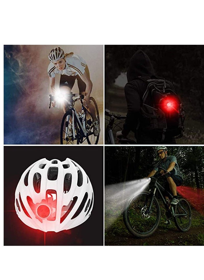 USB Bike Light Set, Rechargeable Battery Super Bright Bicycle Light, Bike Lights Front and Back, Waterproof Rear Combinations LED Bicycle Lights Perfect for Bikes for Cycling,Outdoor