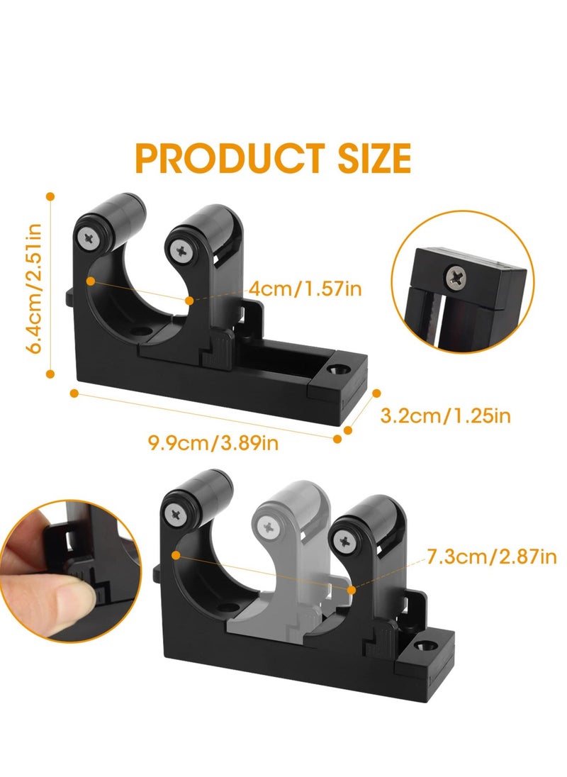 Bike Wall Mounts, Bike Wall Mounts for Garage, Mountain Bicycle Wall Rack Storage System, Adjustable Bicycle Parking Clip Bike Hooks for Wall for Basement or Garage Space Saver