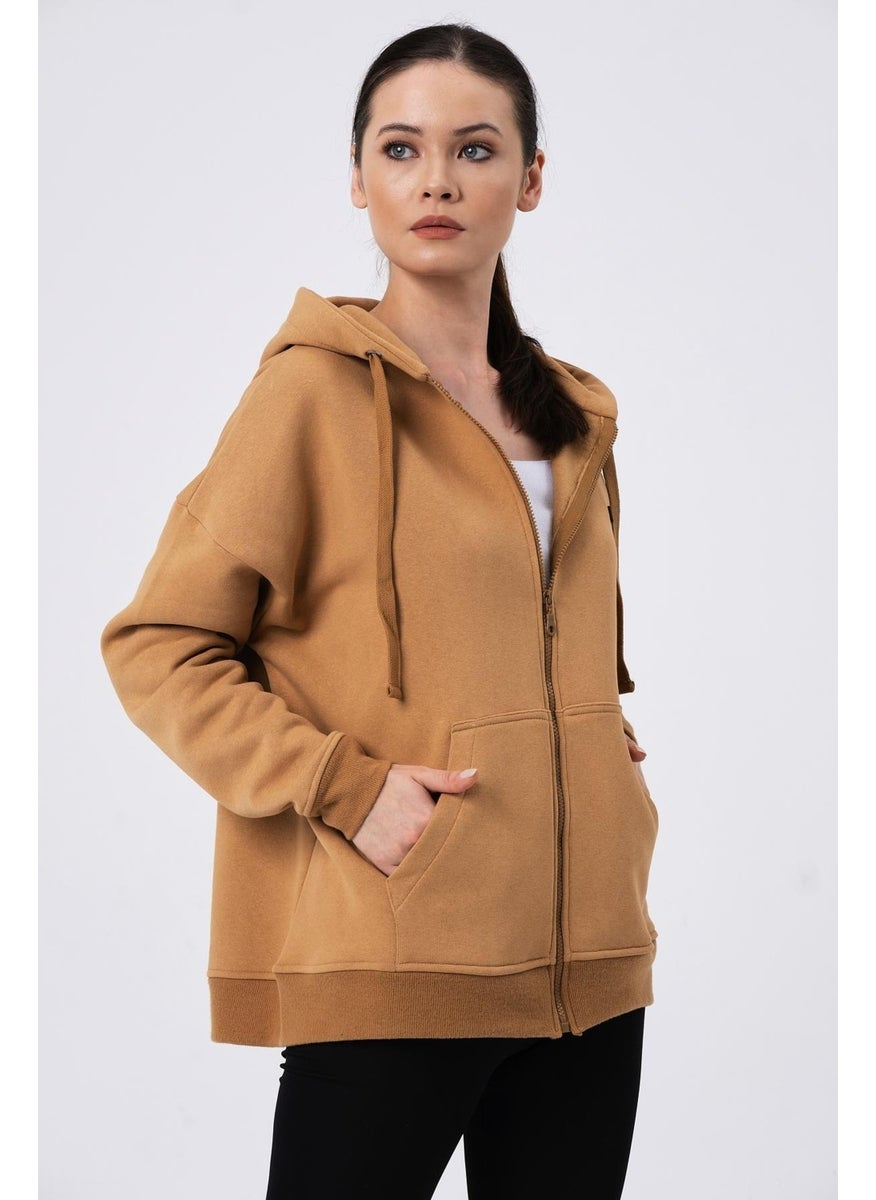 Alexandergardi Zippered Hooded Sweatshirt (B22-75300)