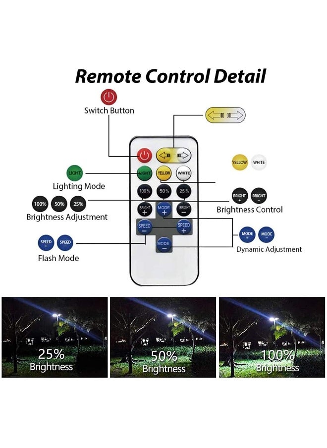 CONPEX LED Camping Light, Outdoor Light with Telescopic Tripod 1000W 6900LM Remote Control For Fishing Garden Emergency Car repair