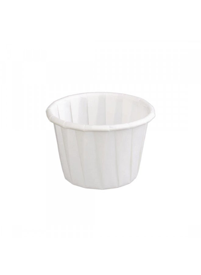 Genpak 250 Piece F100 Capacity Pleated Paper Portion Cup, 1