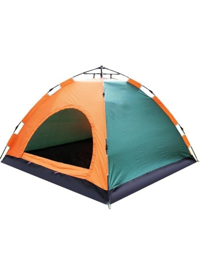 3 Person Camping Tent, Lightweight Waterproof Camping Hiking Tent, Automatic Camp Tent Outdoor, Easy Setup, with Removable Rainfly and Carry Bag