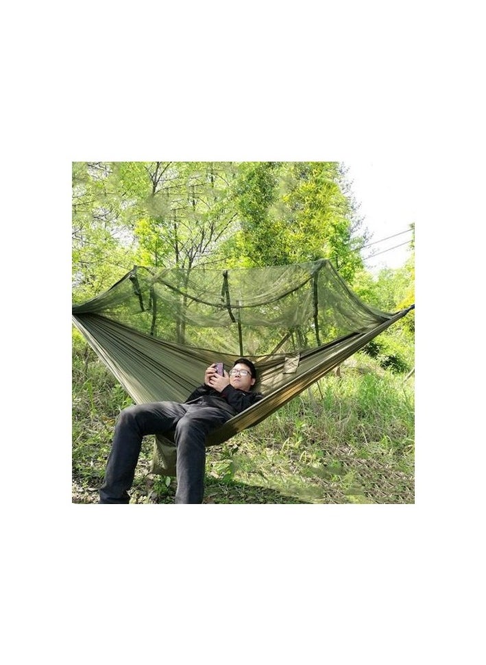 Mosquito Protected Sleep Tent with Portable Open Camp Hammock Colour:Green Piece:1 Piece