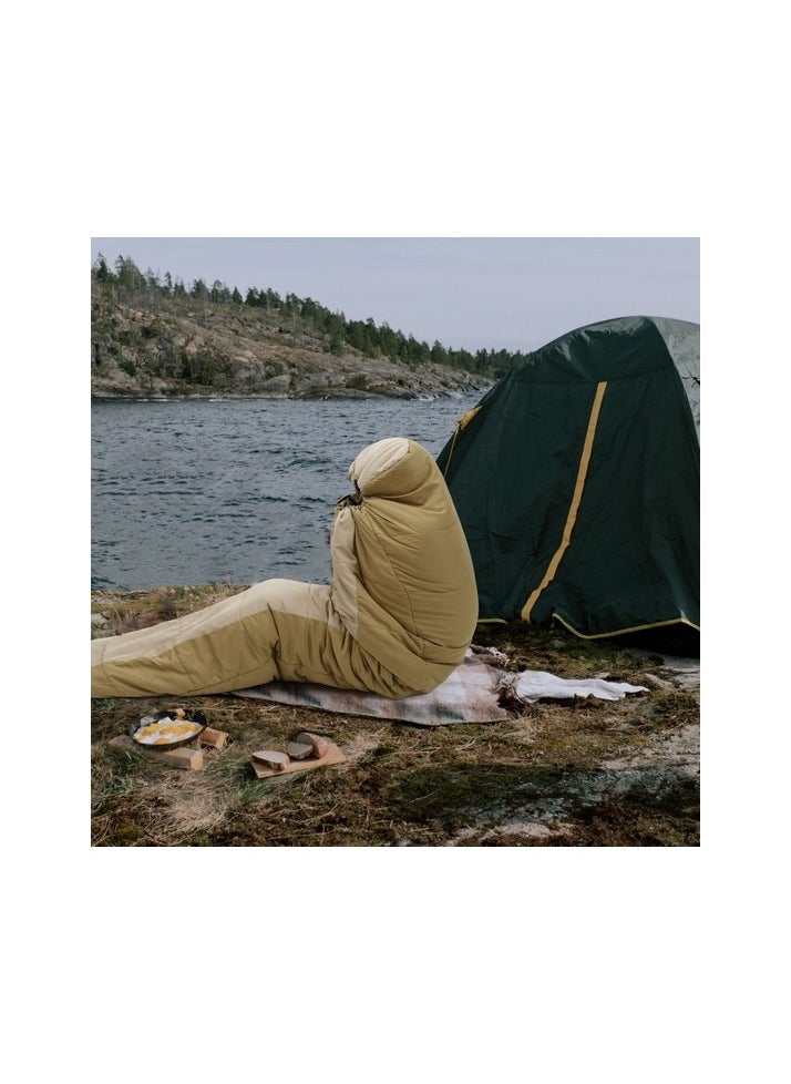 Sleeping bag for men and women cotton sleeping bags open walking mountaineering sleeping bag Colour:Khaki Sizes:67 × 76 × 81 cm