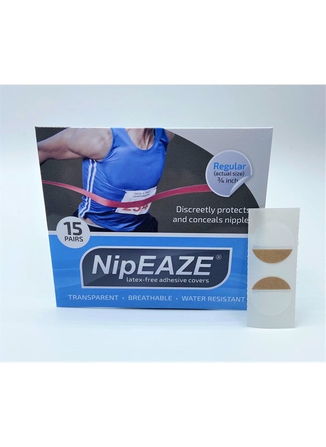 The Original Sports Nipple Cover - Nipple Chafing Prevention (Regular - 15pairs)