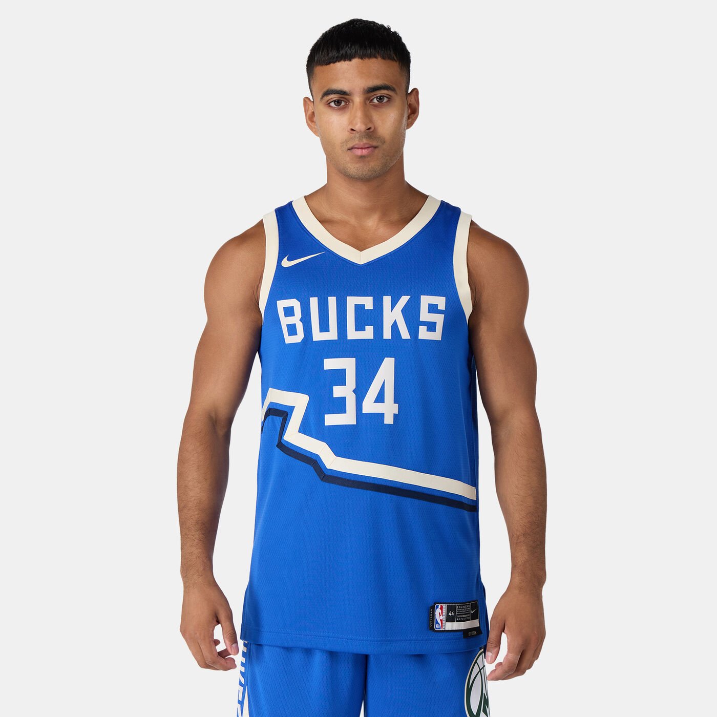 Men's NBA 23/24 Milwaukee Bucks City Edition Swingman Basketball Jersey