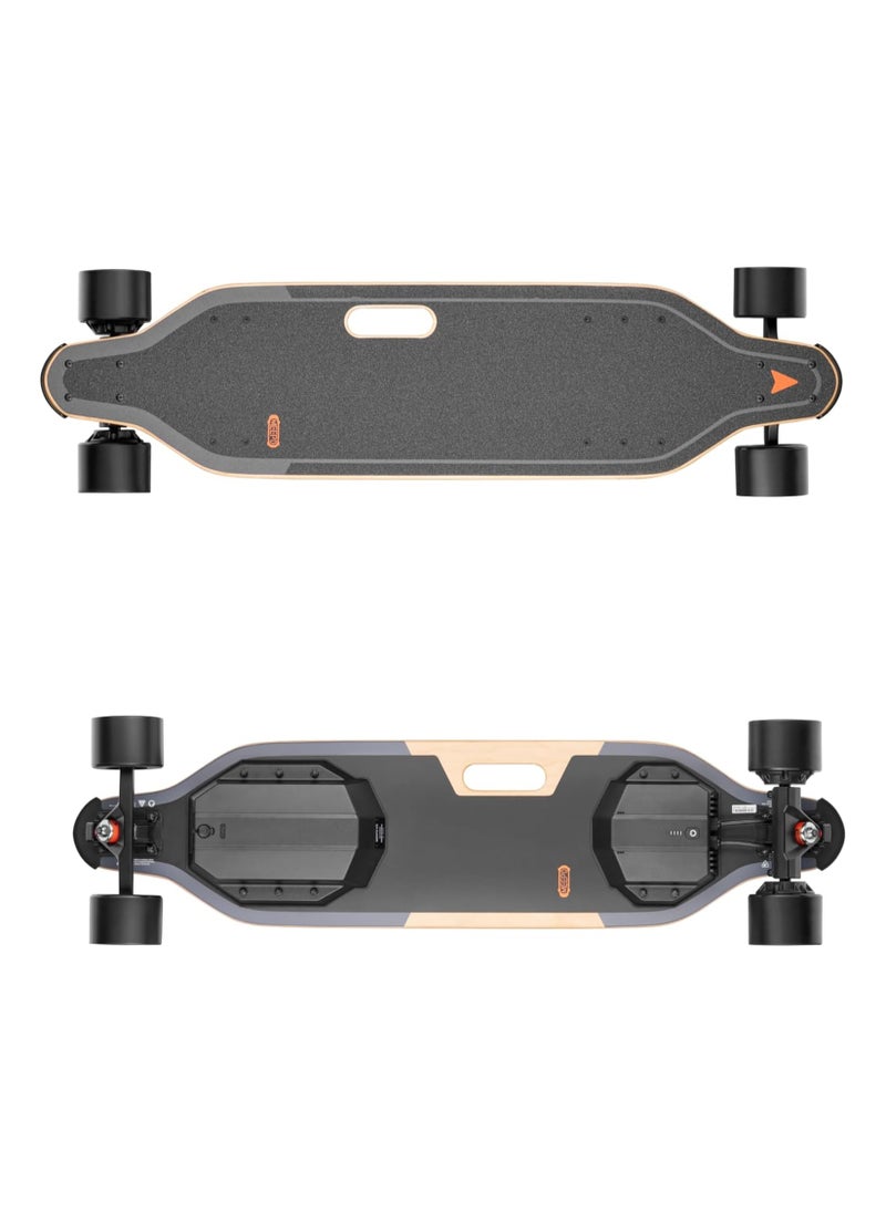 MADNESS MEEPO V5ER Electric Skateboard Black Easy to carry, 500W x 2 Hub Motors, 11 Miles Range with Remote Control