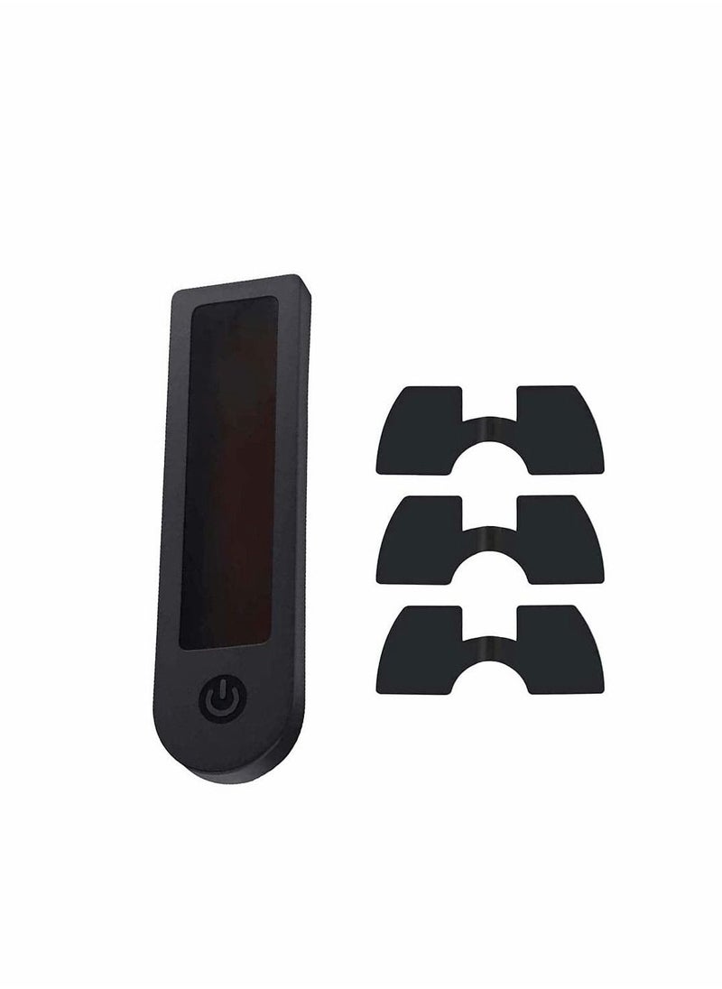 Scooter Replacement Part Accessory Waterproof Silicone Cover Dust Proof Dashboard and 3 Pieces Rubber Vibration Dampers for Xiaomi Mijia M365/ M365 Pro Scooter