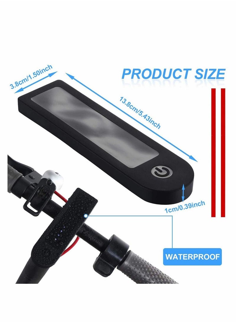 Scooter Replacement Part Accessory Waterproof Silicone Cover Dust Proof Dashboard and 3 Pieces Rubber Vibration Dampers for Xiaomi Mijia M365/ M365 Pro Scooter