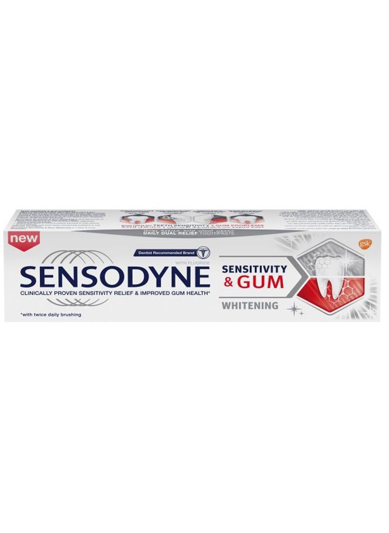 Sensitivity And Whitening for Sensitive Teeth And improved Gum Health 75ml