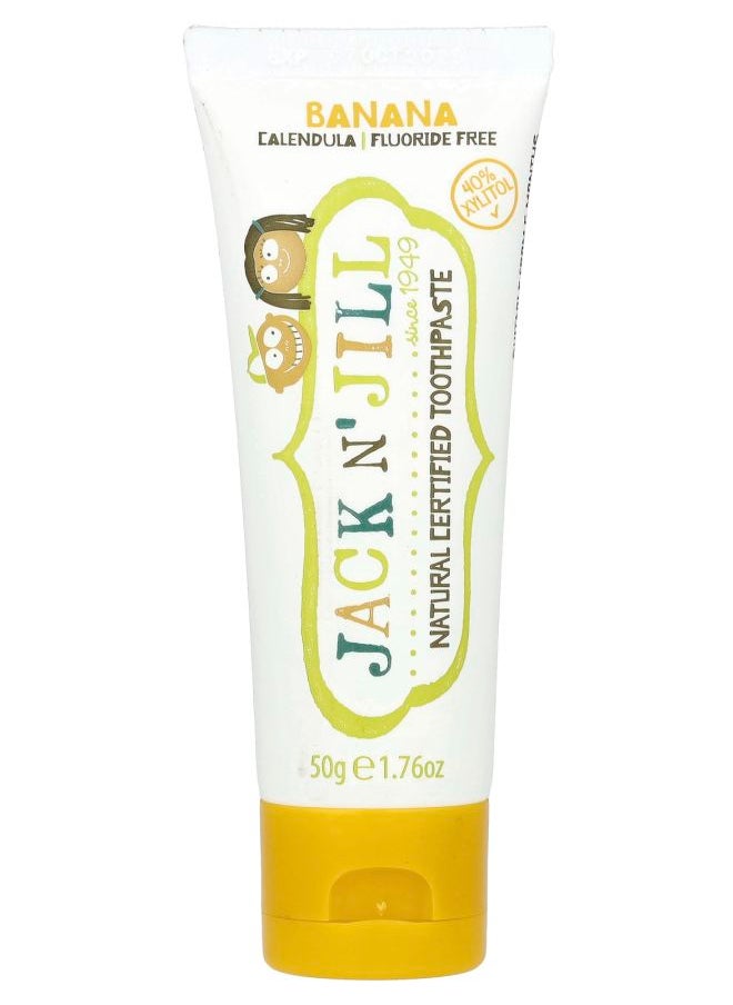 Natural Certified Toothpaste 6 Months+ Banana 1.76 oz (50 g)