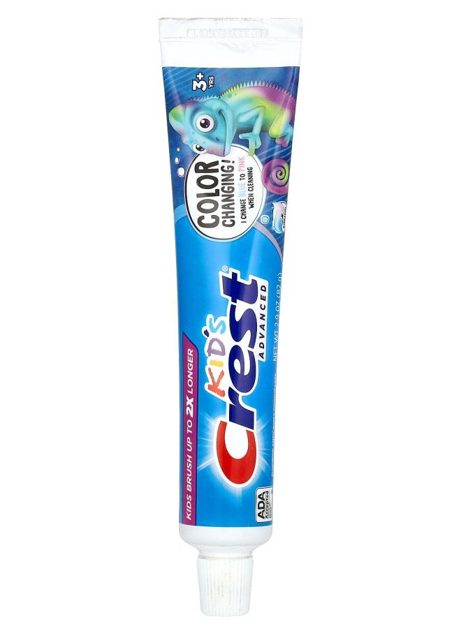 Kid's Advanced Fluoride Anticavity Toothpaste 3+ Yrs Bubblegum 2.9 oz (82 g)