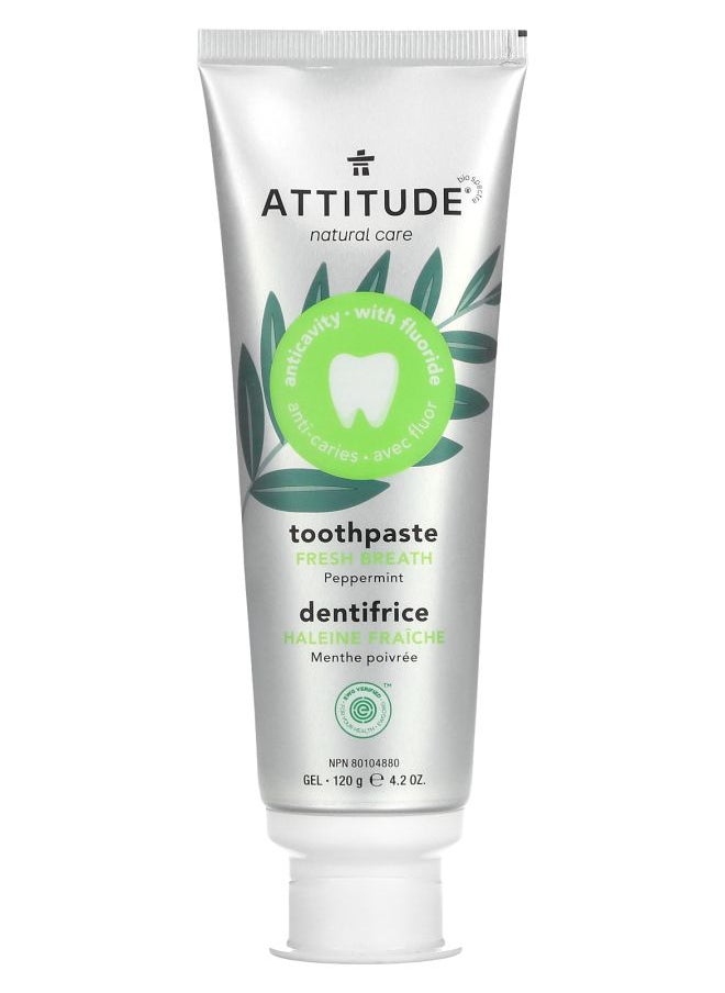 Fresh Breath Toothpaste Gel Peppermint 4.2 oz (120 g)