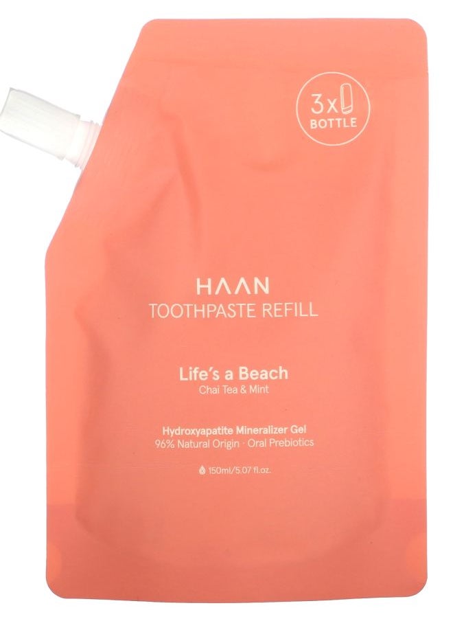 Toothpaste Refill Life's a Beach Chai Tea & Mint 5.07 fl oz (150 ml)