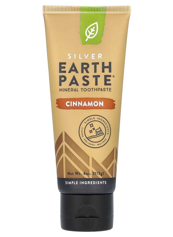 Earthpaste® Mineral Toothpaste Cinnamon 4 oz (113 g)