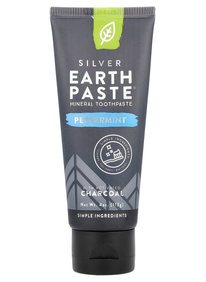 Silver Earth Paste® Mineral Toothpaste Peppermint 4 oz (113 g)