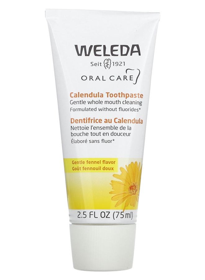 Oral Care Calendula Toothpaste Gentle Fennel 2.5 fl oz (75 ml)