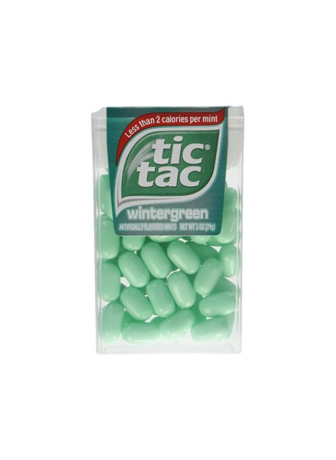 Tic Tac Mint, Wintergreen, Fresh Breath Mints, 24 Count