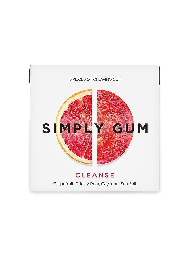 Simply Gum Natural Chewing Gum (Cleanse, 1 Pack)