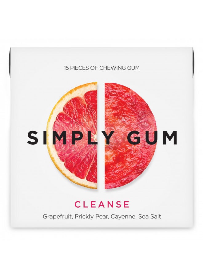 Simply Gum Natural Chewing Gum (Cleanse, 1 Pack)