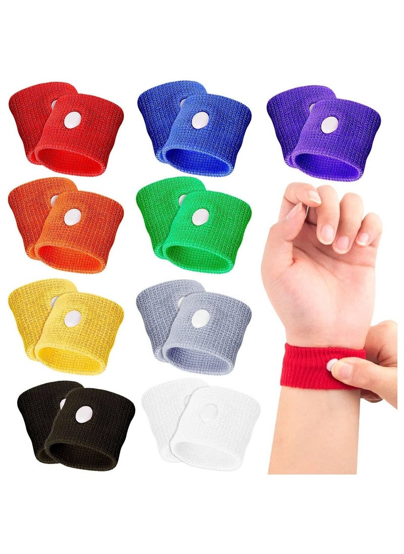 Motion Sickness Relief Wristbands Travel Acupressure Nausea Band Anti Car Sea Morning Bands for 9 Pairs