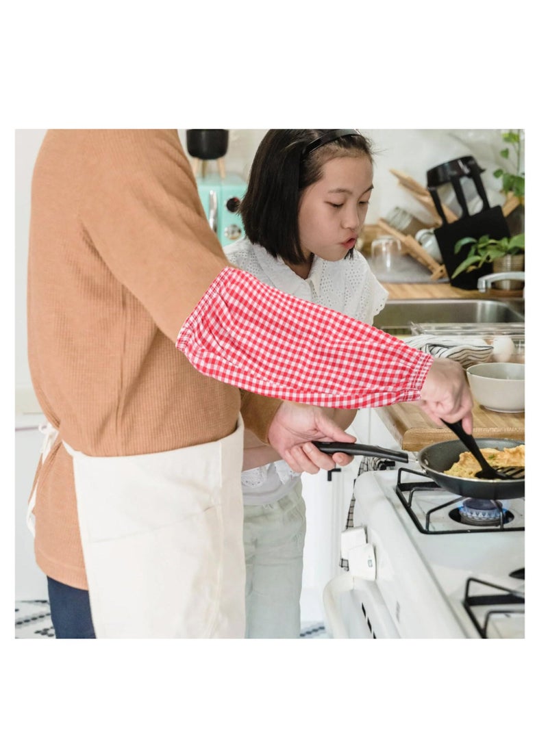 6 Pairs Gardening Sleeves Cleaning Arm Sleeves Cook Sleeve, Covers Kitchen Oversleeves Anti-Dust Painting Sleeves Cotton and Linen