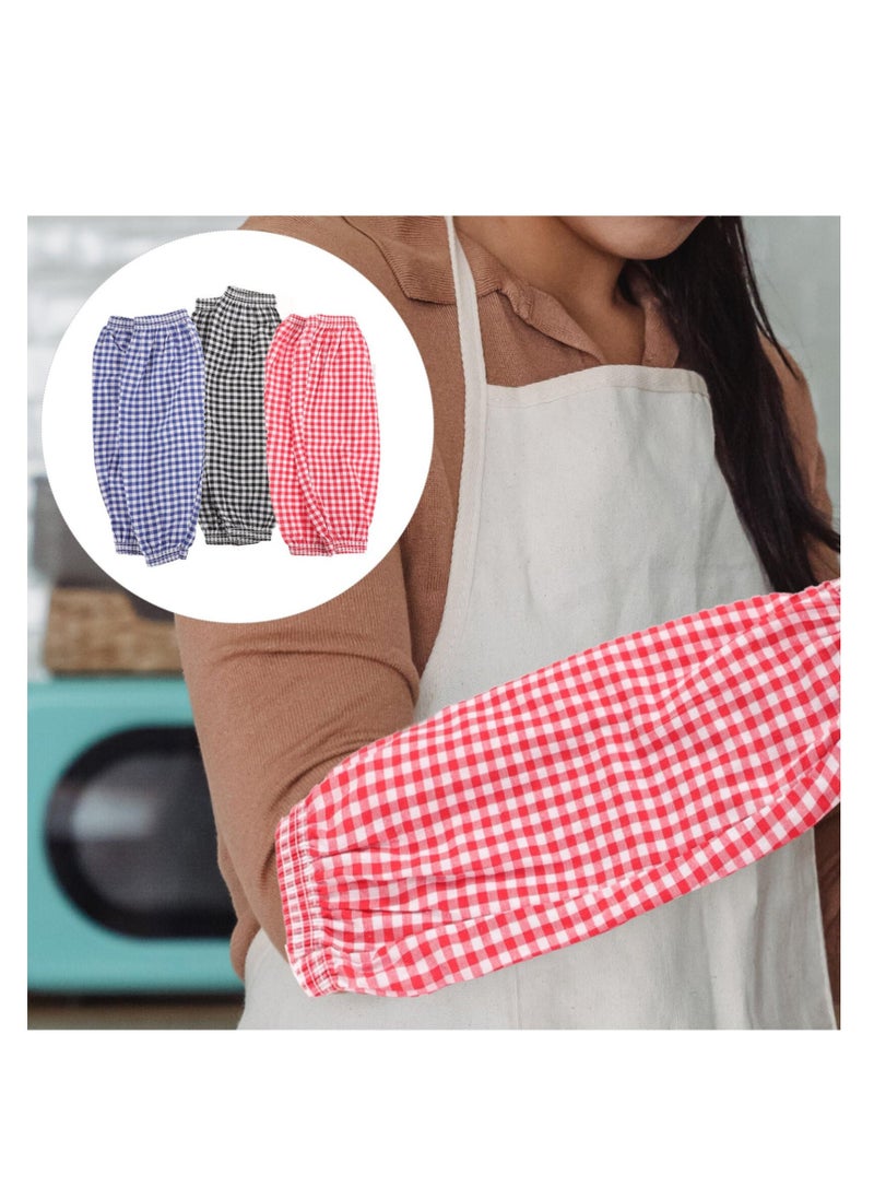 6 Pairs Gardening Sleeves Cleaning Arm Sleeves Cook Sleeve, Covers Kitchen Oversleeves Anti-Dust Painting Sleeves Cotton and Linen