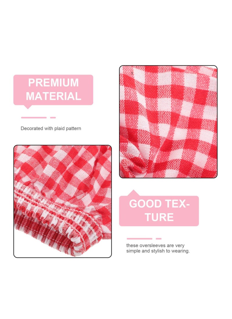 6 Pairs Gardening Sleeves Cleaning Arm Sleeves Cook Sleeve, Covers Kitchen Oversleeves Anti-Dust Painting Sleeves Cotton and Linen