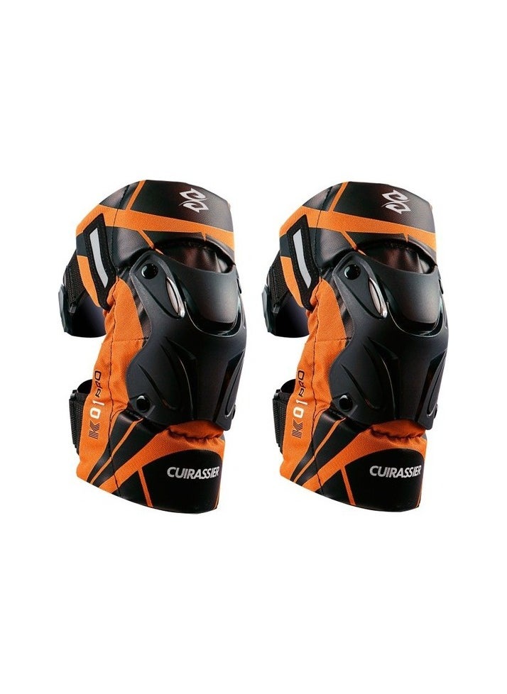 DLOER 2 PCS PCS Piece Motorcycle Knee Colour:Orange model:Multicolored