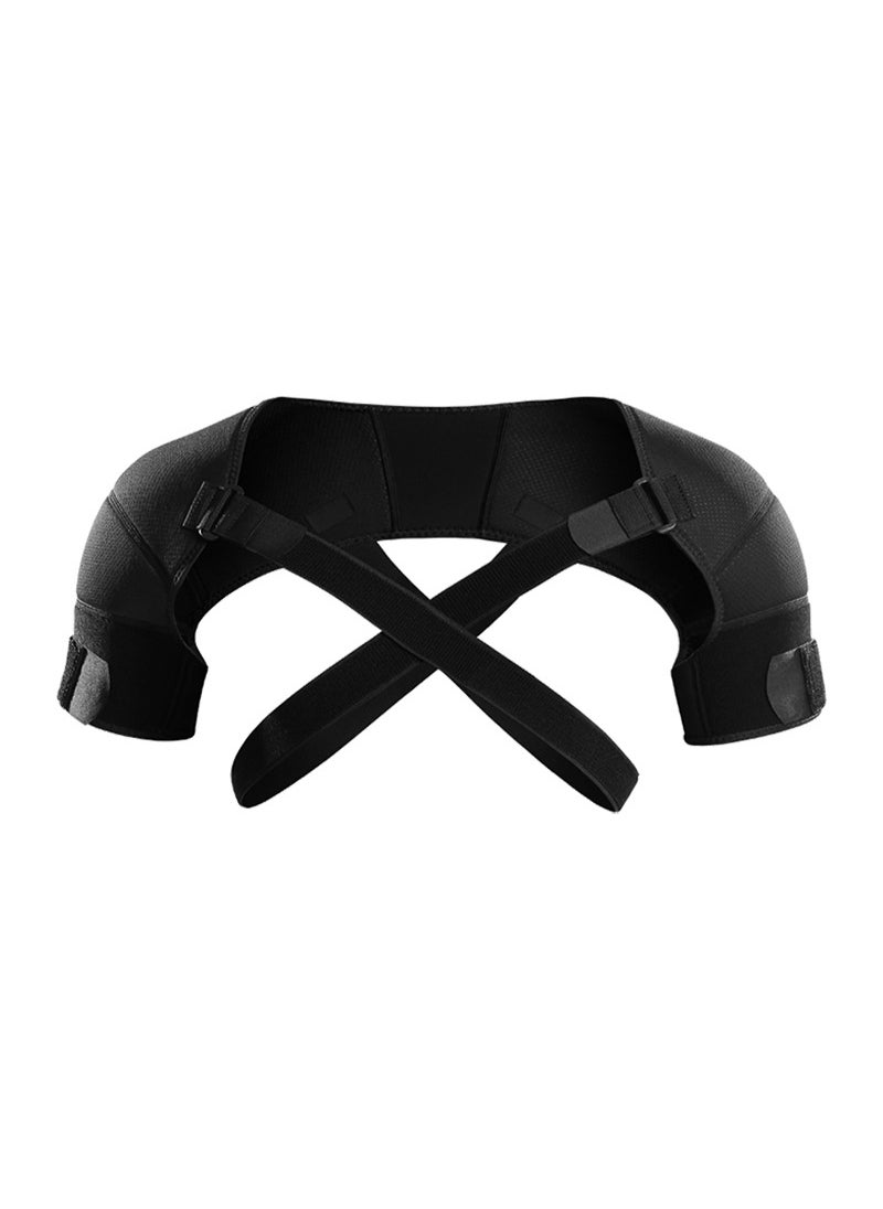 Dual Adjustable Shoulder Guard Black