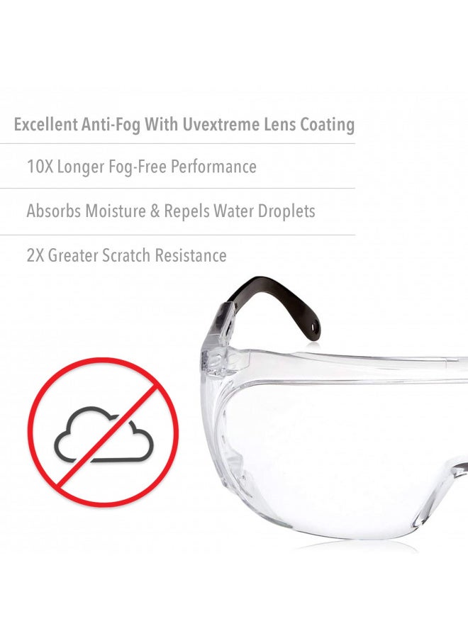 Uvex Ultra-Spec 2000 Visitor Specs Safety Glasses with Clear Uvextreme Anti-Fog Lens (S0250X)