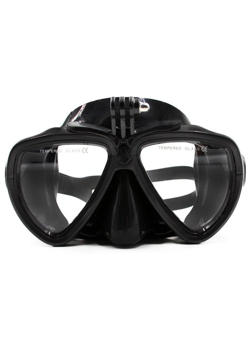 Swimming Goggles Diving Mask Scuba Snorkel Glasses fit for GoPro Hero 7,6,5,4,3,3,2,1 Session 4,5 Fusion 360 4K DJI Osmo Action Cameras, Diving Glasses to Record the Beauty of the Water