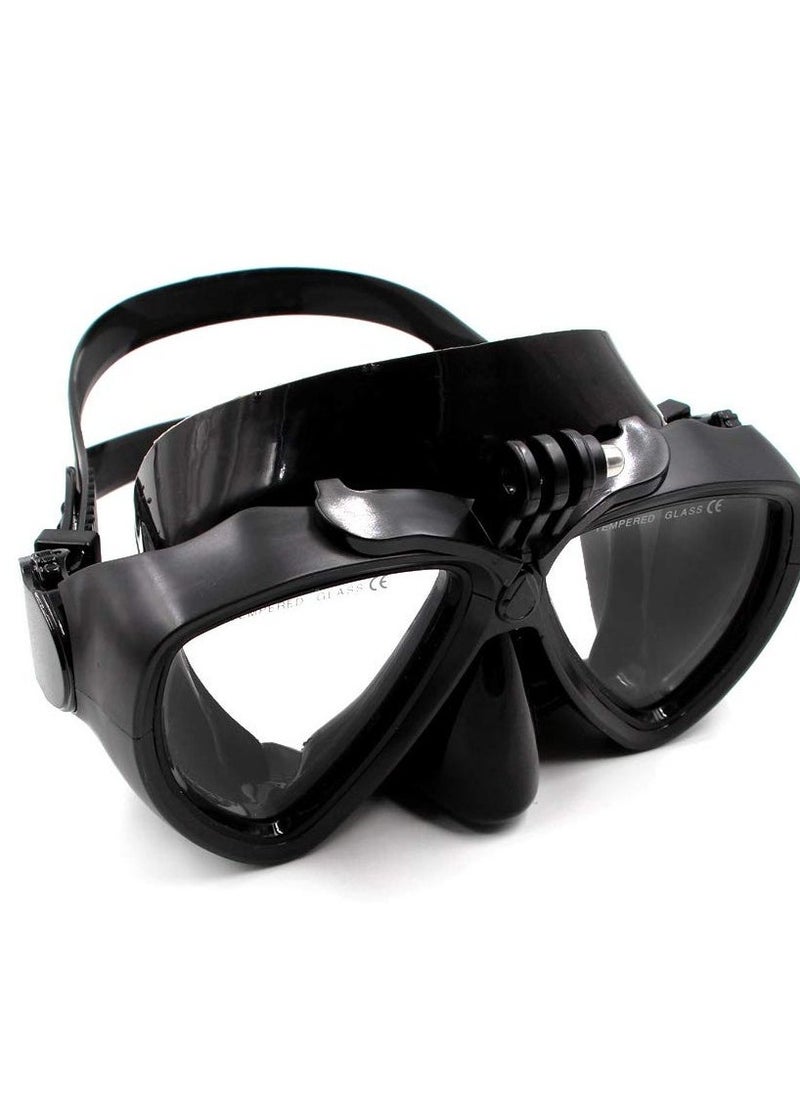 Swimming Goggles Diving Mask Scuba Snorkel Glasses fit for GoPro Hero 7,6,5,4,3,3,2,1 Session 4,5 Fusion 360 4K DJI Osmo Action Cameras, Diving Glasses to Record the Beauty of the Water