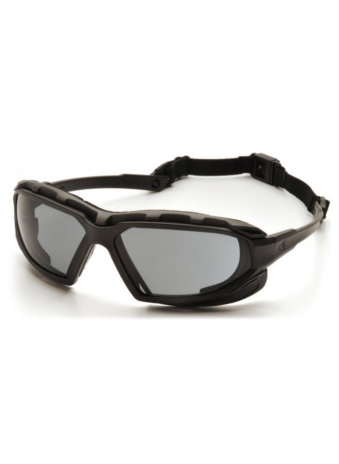 Pyramex Safety - SBG5020DT Highlander XP Eyewear, Black-Gray Frame/Gray Anti-Fog Lens